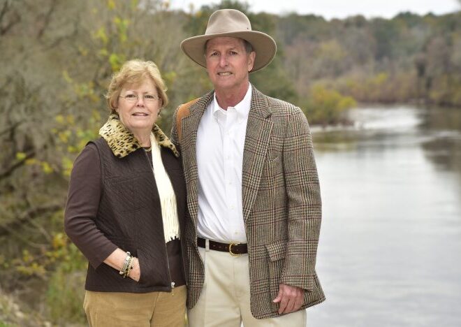 Cader Cox and his wife